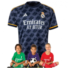 Kid's Real Madrid Away Suit 23/24(Customizable)